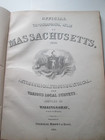 One  1  Walling   Gray  Atlas Map    1871  Map Of New England 