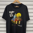 Vtg 80 s Fiddler On The Roof Broadway Musical T-shirt Size Xl
