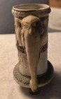 1900 German Germany Schafer Vater Porcelain Elephant Handled Ballerina Vase