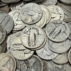  lot Of 10  Standing Liberty Quarter 25c 90  Silver Us Silver Coin Lot