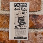 1950 Hardwick Gas Range Ad - Queen Size Oven - Vtg Stove Print Advert Tennessee