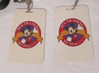 Lot Of 2 Vintage Disney Pin Trading Mickey Mouse Lanyard Walt Disney World 20  