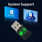 New Wifi 6 Mini Usb Bluetooth Adapter Dongle Dual Band For Windows Pc 11 10 Us