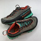 La Sportiva Tx4 Approach Womens Gray Aqua Climbing Leather Hiking Shoes Size 8 5