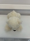 Aurora World Cream Polar Bear Plush Stuffed Animal Laying Down Soft Toy Kids