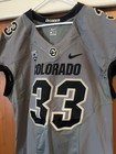 Javier Edwards Colorado Buffaloes Game Used Worn Signed Jersey 2018 Alternate