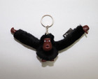 Kipling Monkey Keychain Ring Black
