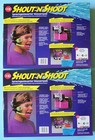 German Shout  n Shoot Pair Water Gun Voice Controlled  93 Cap Toys Shooter Misb