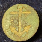 Revolutionary War British Or American Navy Button For Captain Or Commander