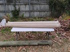 2pc Pair Antique   Vintage Architectural Salvage Fluted  Wood Porch Columns