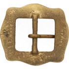 Brass New Hippie Minimalist Hippy Retro Mcm Boho Nos 1970s Vintage Belt Buckle