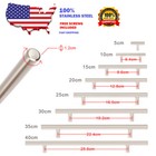 2 -16  Stainless Steel T Bar Kitchen Cabinet Door Handles Drawer Pulls Knobs Lot