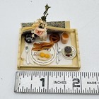 Vintage Dollhouse Miniature Breakfast In Bed Stand Table Rare