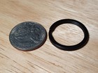 Black 1 Inch 25mm  Flat Split Ring Metal Key Rings Key Holders