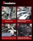  10pcs Front Upper Control Arms  Suspension Kit With Ball Joint Tie Rod Cta035