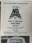 No Strings Playbill Diahann Carroll Richard Kiley Richard Rodgers 1962 Broadway
