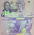 Belize Set 3 Unc 2 5 10 Dollars 2025 P New 73 74 75 Design Bird Waterfall