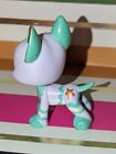 Authentic Littlest Pet Shop Rare 1 Of 1 Great Dane Mint Green Bronze Custom Made