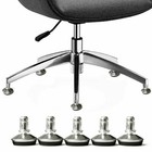 5pcs Office Chair Bell Glides Replacement Swivel Caster Wheels Fixed Castors