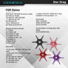 Gomexus Aluminum Star Drag For Daiwa Morethan Alphas Air Tatula Baitcaster 65mm