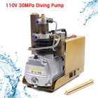 4500psi Electric Air Compressor Scuba Diving Pump High Pressure Water-cooling