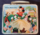 1960s Vintage Walt Disney s Mickey Mouse Club Lunch Box   No Thermos Aladdin