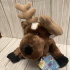 Ganz Webkinz Brown Reindeer Plush Hm137 With Sealed Code Christmas Elk Moose