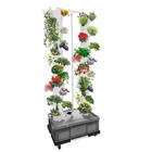 Vertical 56-pots Hydroponics Tower Set Hydroponic Growing System Home Gardening