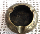 Rare Vintage Solid Brass Indian Ashtray