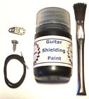 Pro-grade Carbon Guitar Shielding Paint Kit Conductive W  Brush  Wire  Screw Lug