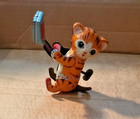 Vintage 1940 s Linemar Tin Litho Tin Wind-up Mechanical Vacuuming Cat