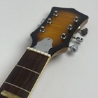 Vintage 1970s Mij Kay Electric Guitar Neck Sunburst 3x3 Tuners Teisco Hollowbody