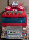 Hess 2005 Original Fire Truck Toy Red White Silver With Lights Gas   Oil Theme