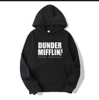 Dunder Mifflin Paper Company From The Office Unisex Hoodie Black Gray Blue Beige