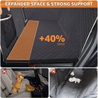 Back Seat Extender For Dogs Waterproof Dog Car Seat Cover Hard Bottom-detachable