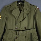 Vintage Us Army Og 107 Overcoat With Liner Size Small Short Ground Forces 1950s
