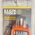 Klein Tools Rt250 Gfci Receptacle Tester With Lcd Screen
