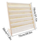 6 Tiers Wooden Bookcase Children Kids Book Shelf Storage Rack Tidy Organizer New