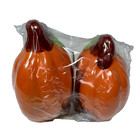 Ceramic Salt   Pepper Shaker Set Pumpkin 3    Decor Fall Thanksgiving Halloween