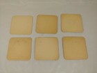 6x Vintage Beer Coasters   Bier Mats - Brewery Advetisement Collectibles