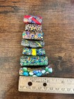 7 Venetian Glass Millefiori Large African Trade Beads
