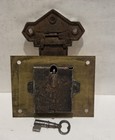 Star Lock Works 1870 s Brass Antique Trunk Lock
