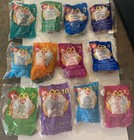 Mcdonalds 1999 Mini Ty Teenie Beanie Complete Set Of 12- New-free Shipping