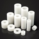 M5 White Nylon Plastic Abs Round Column Standoff Spacers Washers 1 8  To 2  Long
