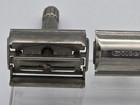 Lot Of 4 Gillette Safety Razors A4 G2 T3-4 Silver Assorted Vintage Euc