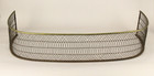   18th 19th C  Federal Brass  Iron   Wire Lattice Fireplace Fender  American