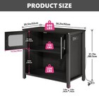 40-50 Gallon Metal Aquarium Stand Fish Tank Stand Storage Cabinet W power Outlet