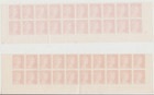 Stamps Australia 4c Red Qe2 In Plate Number 20   28 Blocks Of 20 Base Of Sheet