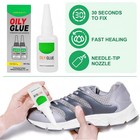 2 Pack High Strength Oil-based Waterproof Repair Adhesive Glue Pointed Nozzle