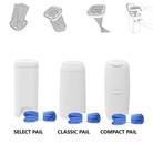 Pack Of 9 - Diaper Pail Refills Bags With Diaper Genie Square Pails Diaper Pa   